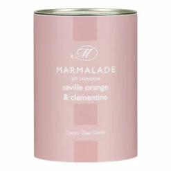 Marmalade Of London Seville Orange & Clementine 230g Luxury Glass Soy Candle -Water Bottle Store marmalade of london 12187 seville orange clementine 230g luxury glass candle 4