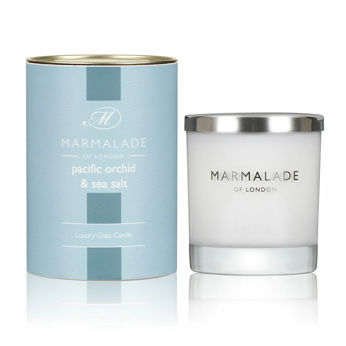 Marmalade Of London Pacific Orchid & Sea Salt 230g Luxury Glass Soy Candle 1 Marmalade Of London Pacific Orchid & Sea Salt 230g Luxury Glass Soy Candle
