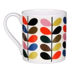 Orla Kiely Classic Multi Stem Fun Large Mug -Water Bottle Store mclaggan orla kiely msqok160 classic multi stem fun large mug 03 copy