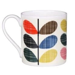 Orla Kiely Scribble Multi Stem Fun Large Mug -Water Bottle Store mclaggan orla kiely msqok162 scribble multi stem fun large mug 33 copy