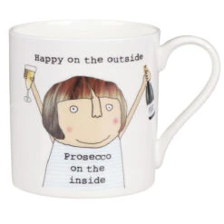 Rosie Made A Thing Prosecco On The Inside Mug