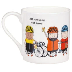 Rosie Made A Thing Cycling/Beer Mug -Water Bottle Store mclaggan rosie made a thing qrh46 cycling beer mug 02