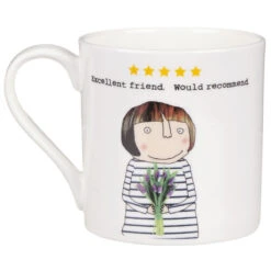 Rosie Made A Thing Excellent Friend. Would Recommend. Mug -Water Bottle Store mclaggan rosie made a thing qrh53 excellent friend would recommend mug 02 1