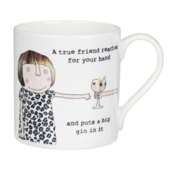 Rosie Made A Thing True Friend Mug