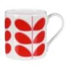 Orla Kiely Linear Stem Red Large Mug