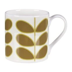 Orla Kiely Linear Stem Olive Large Mug