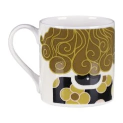 Orla Kiely Dee Dee Olive Large Mug -Water Bottle Store mclaggan smith orla kiely msqok172 dee dee olive large mug 03