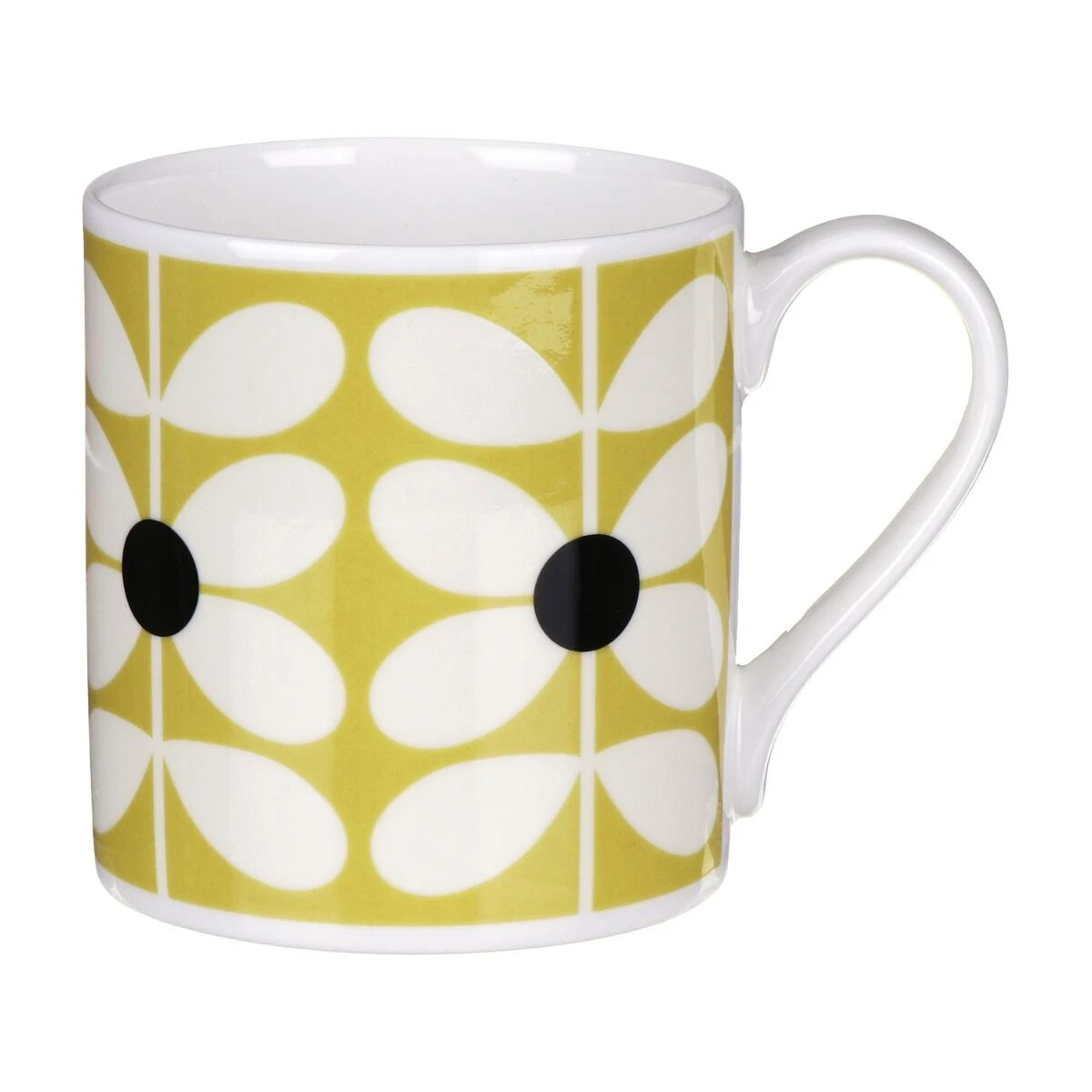 Orla Kiely 60’s Stem Ochre Large Mug 1 Orla Kiely 60’s Stem Ochre Large Mug