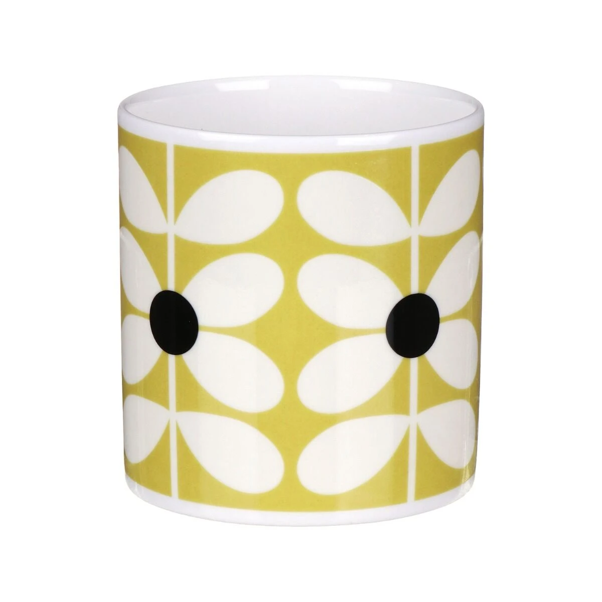Orla Kiely 60’s Stem Ochre Large Mug 2 Orla Kiely 60’s Stem Ochre Large Mug - Image 2