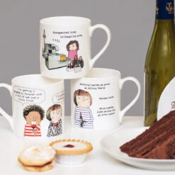 Rosie Made A Thing ‘Sh*t Faced’ Mug -Water Bottle Store mclaggan smith rosie made a thing lifestyle 6 1