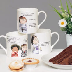 Rosie Made A Thing ‘Sh*t Faced’ Mug -Water Bottle Store mclaggan smith rosie made a thing lifestyle 7