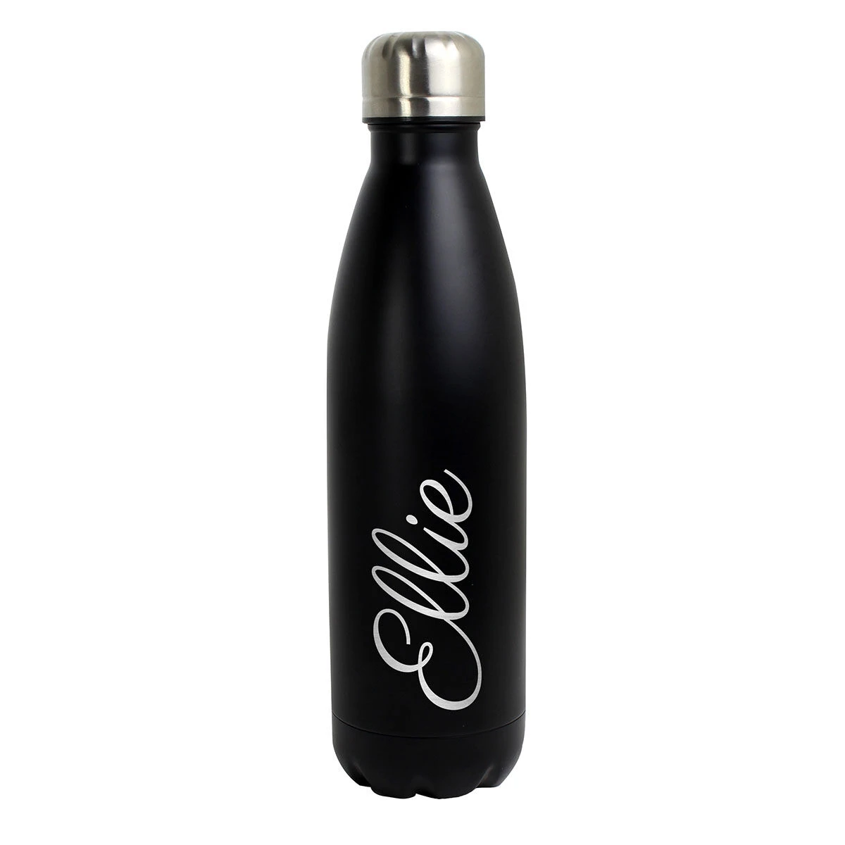 Personalised Black Metal Insulated Drinks Bottle 4 Personalised Black Metal Insulated Drinks Bottle - Image 4