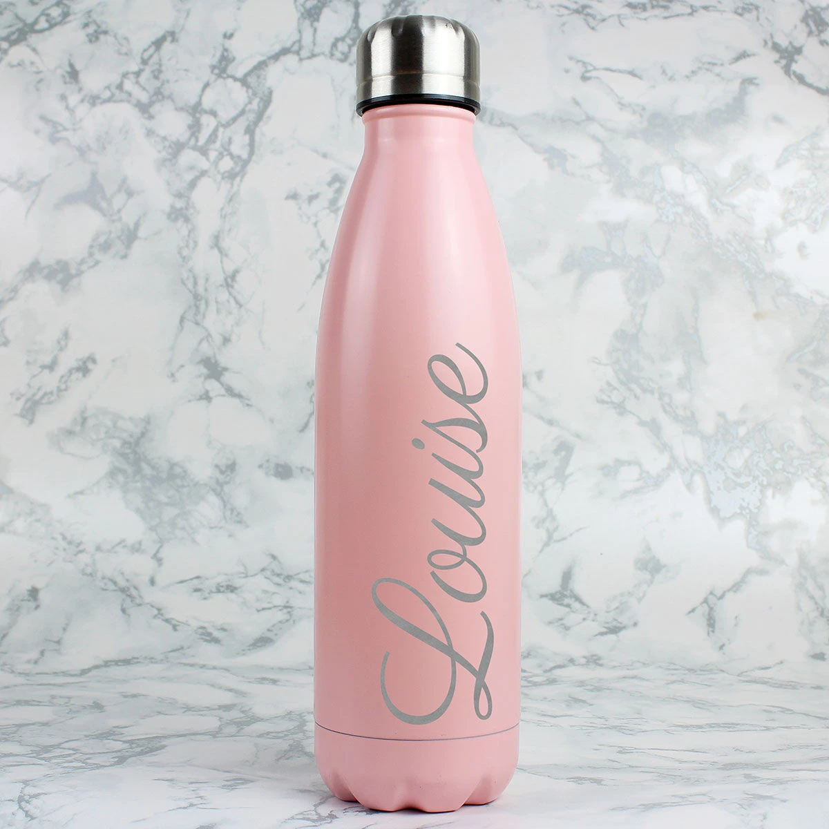 Personalised Pink Metal Insulated Drinks Bottle 4 Personalised Pink Metal Insulated Drinks Bottle - Image 4