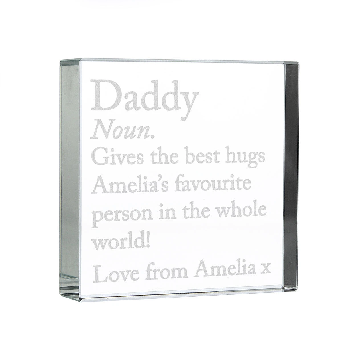 Personalised ‘Dictionary Definition’ Large Crystal Token 5 Personalised ‘Dictionary Definition’ Large Crystal Token - Image 5