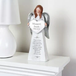 Personalised Memorial Angel Ornament 7 Personalised Memorial Angel Ornament -Water Bottle Store p011390 2