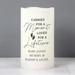 Personalised Carried For A Moment LED Candle -Water Bottle Store p0409d95 personalised carried for a moment led candle 3