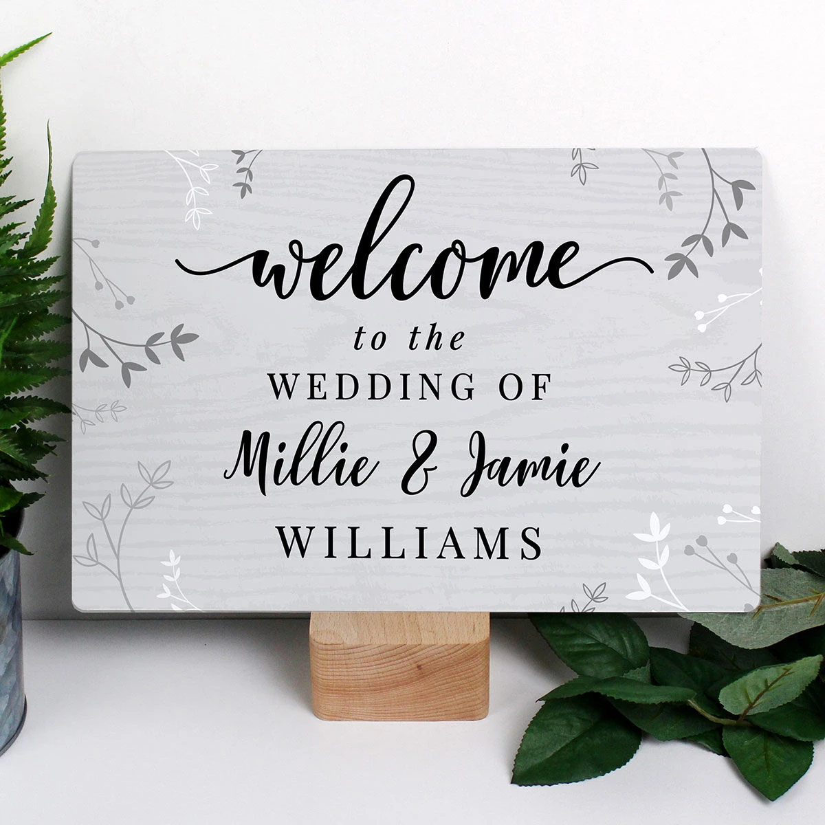 Personalised Welcome Metal Sign 1 Personalised Welcome Metal Sign