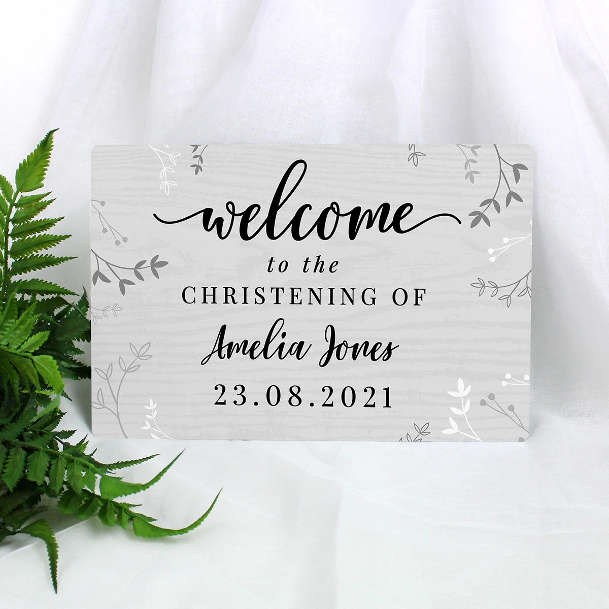 Personalised Welcome Metal Sign 3 Personalised Welcome Metal Sign - Image 3