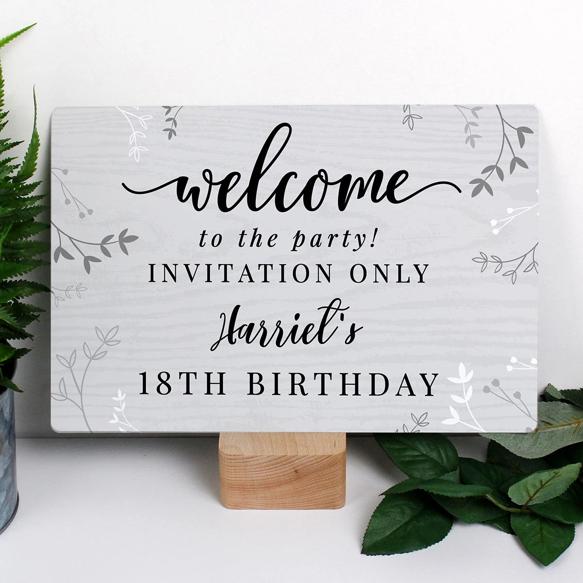 Personalised Welcome Metal Sign 5 Personalised Welcome Metal Sign - Image 5