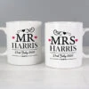Personalised Mr & Mrs Mug Set