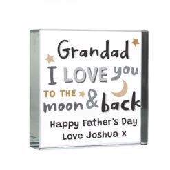 Personalised To The Moon And Back Large Crystal Token -Water Bottle Store p1007d70 personalised to the moon and back large crystal token 2