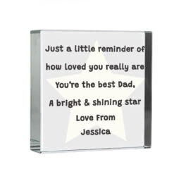 Personalised ‘Star Poem’ Large Crystal Token -Water Bottle Store p100d72 personalised star poem large crystal token 2