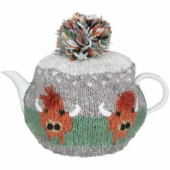 Pachamama Herd Of Highland Cows Tea Cosy -Water Bottle Store pachamama hcowtc herd of highland cow tea cosy 3 1