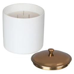 Paddywax Hygge 425g 3 Wick Tobacco & Vanilla White Ceramic Soy Candle 7 Paddywax Hygge 425g 3 Wick Tobacco & Vanilla White Ceramic Soy Candle -Water Bottle Store paddywax hy1502eu large hygge candle 2