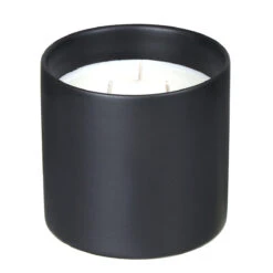 Paddywax Hygge 425g 3 Wick Bergamot & Mahogany Black Ceramic Soy Candle -Water Bottle Store paddywax hy1503eu large hygge candle 3