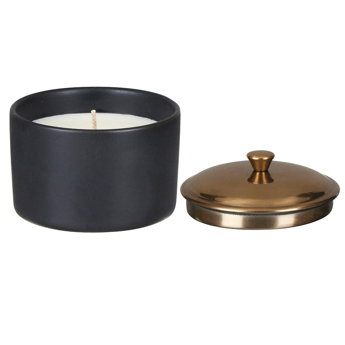Paddywax Hygge 141g Bergamot & Mahogony Black Ceramic Soy Candle 2 Paddywax Hygge 141g Bergamot & Mahogony Black Ceramic Soy Candle - Image 2