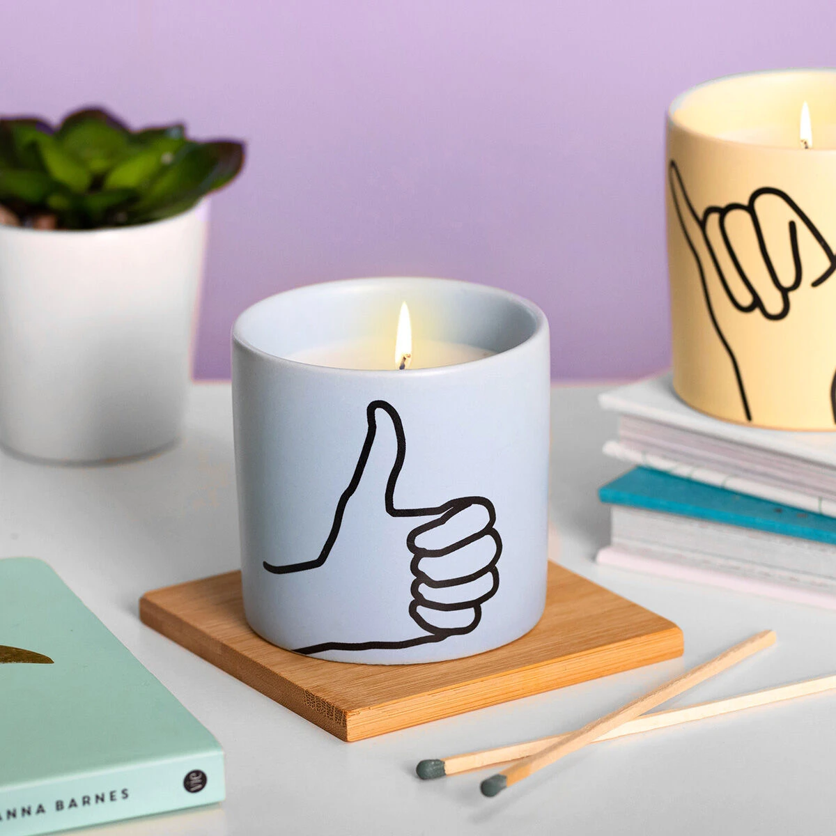 Paddywax Impressions 163g 'Thumbs Up' Mint Leaf & Cardamom Soy Candle 2 Paddywax Impressions 163g 'Thumbs Up' Mint Leaf & Cardamom Soy Candle - Image 2