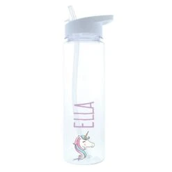 Personalised Unicorn Water Bottle -Water Bottle Store personalised memento company p103207 unicorn water bottle 2