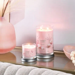 Yankee Candle Pink Sands Signature Large Tumbler Candle 8 Yankee Candle Pink Sands Signature Large Tumbler Candle -Water Bottle Store pink sands signature collection lifestyle 1