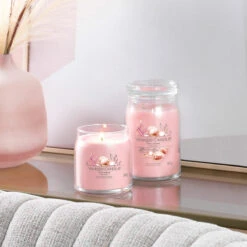Yankee Candle Pink Sands Signature Large Jar Candle -Water Bottle Store pink sands signature collection lifestyle 2