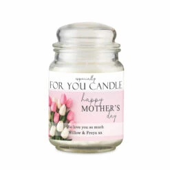 Personalised ‘Especially For You’ Mother’s Day Large Scented Jar Candle -Water Bottle Store pmc personalised p0512ae51 especially for you mothers day large scented jar candle 03
