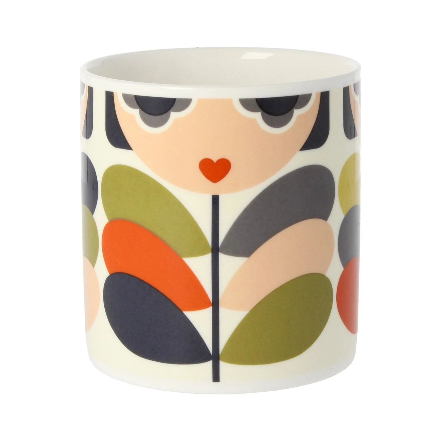 Orla Kiely Lady Stem Multi Large Mug 2 Orla Kiely Lady Stem Multi Large Mug - Image 2