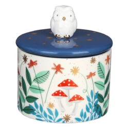 House Of Disaster Secret Garden Owl Jar