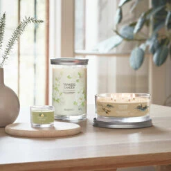 Yankee Candle White Gardenia Signature Large Tumbler Candle -Water Bottle Store ss23 signature collection lifestyle 1 1