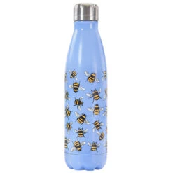 Eco Chic Blue Bumblebees 500ml Thermal Drinks Bottle
