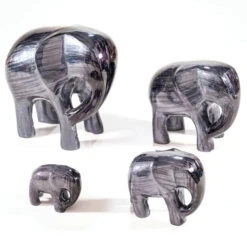 Tilnar Art Aluminark Brushed Black Large Elephant -Water Bottle Store tilnar art aluminark brushed black elephant group