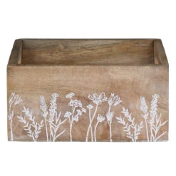 Transomnia Small Wooden Meadow Flowers Trug 8 Transomnia Small Wooden Meadow Flowers Trug -Water Bottle Store transomnia boxx226 meadow flowers small wooden trug 1