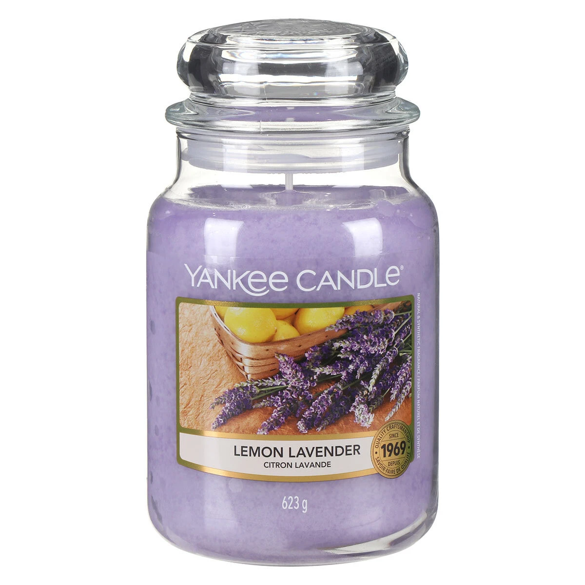 Yankee Candle Lemon Lavender Large Jar Candle 2 Yankee Candle Lemon Lavender Large Jar Candle - Image 2
