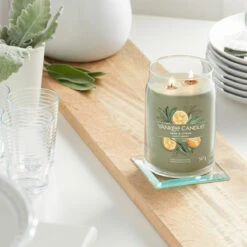 Yankee Candle Sage & Citrus Signature Large Jar Candle -Water Bottle Store yankee candle 1629961e sage citrus signature large jar candle lifestyle 1