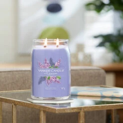 Yankee Candle Lilac Blossoms Signature Large Jar Candle -Water Bottle Store yankee candle 1629963e lilac blossoms signature large jar candle lifestyle 1