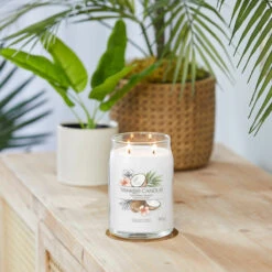 Yankee Candle Coconut Beach Signature Large Jar Candle -Water Bottle Store yankee candle 1629967e coconut beach signature large jar candle lifestyle 1