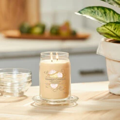 Yankee Candle Vanilla Cupcake Signature Large Jar Candle -Water Bottle Store yankee candle 1629969e vanilla cupcake signature large jar candle lifestyle 3