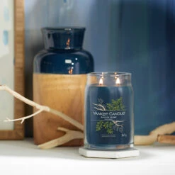 Yankee Candle Bayside Cedar Signature Large Jar Candle -Water Bottle Store yankee candle 1629980e bayside cedar signature large jar candle lifestyle 2