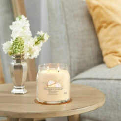 Yankee Candle Vanilla Cupcake Signature Medium Jar Candle -Water Bottle Store yankee candle 1630003e vanilla cupcake signature medium jar candle lifestyle 2