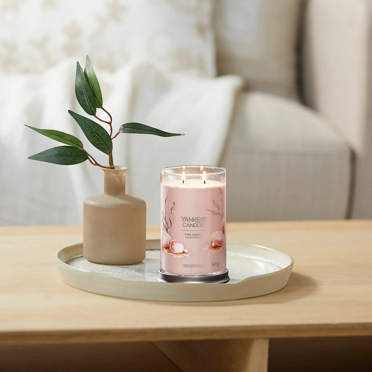 Yankee Candle Pink Sands Signature Large Tumbler Candle 3 Yankee Candle Pink Sands Signature Large Tumbler Candle - Image 3