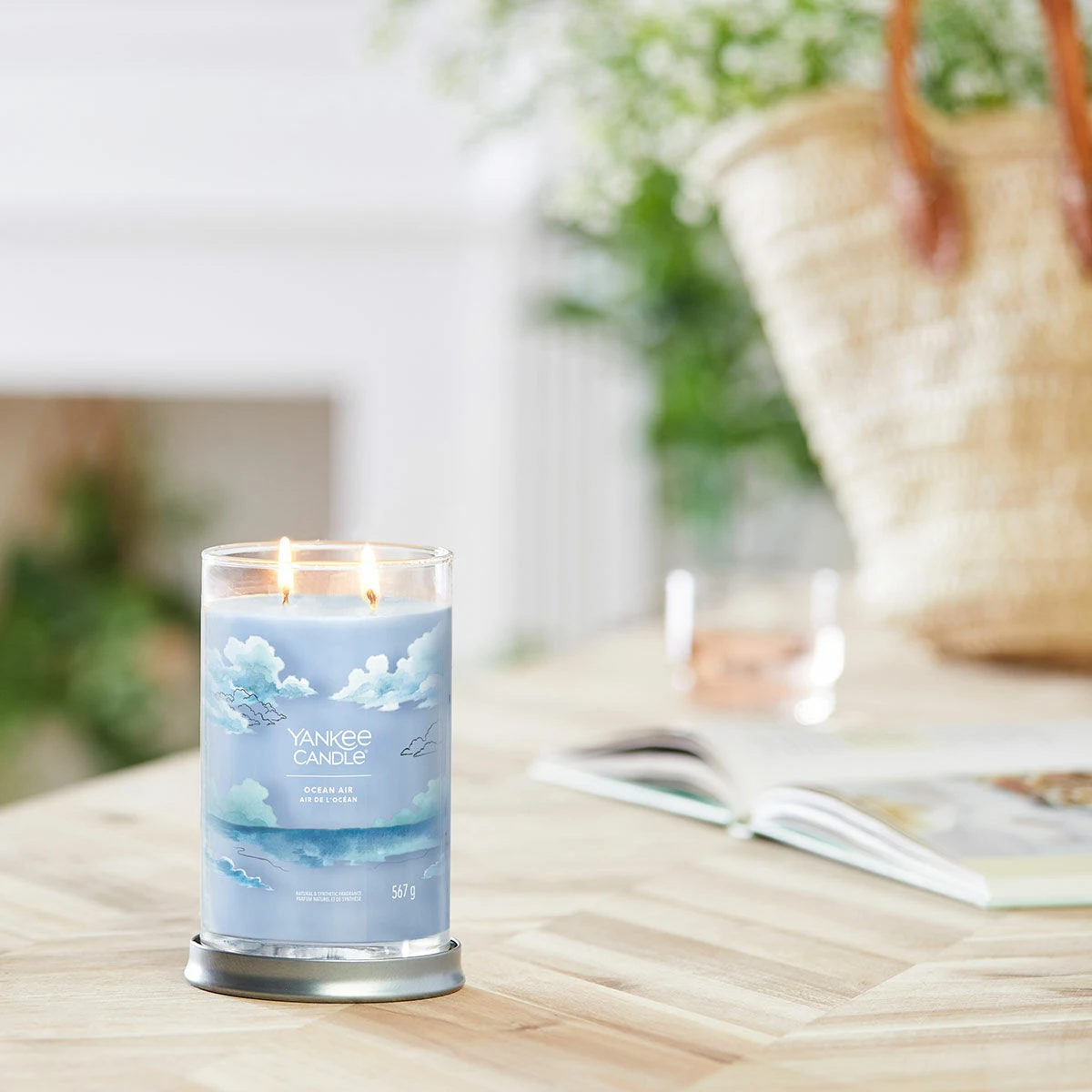 Yankee Candle Ocean Air Signature Large Tumbler Candle 5 Yankee Candle Ocean Air Signature Large Tumbler Candle - Image 5